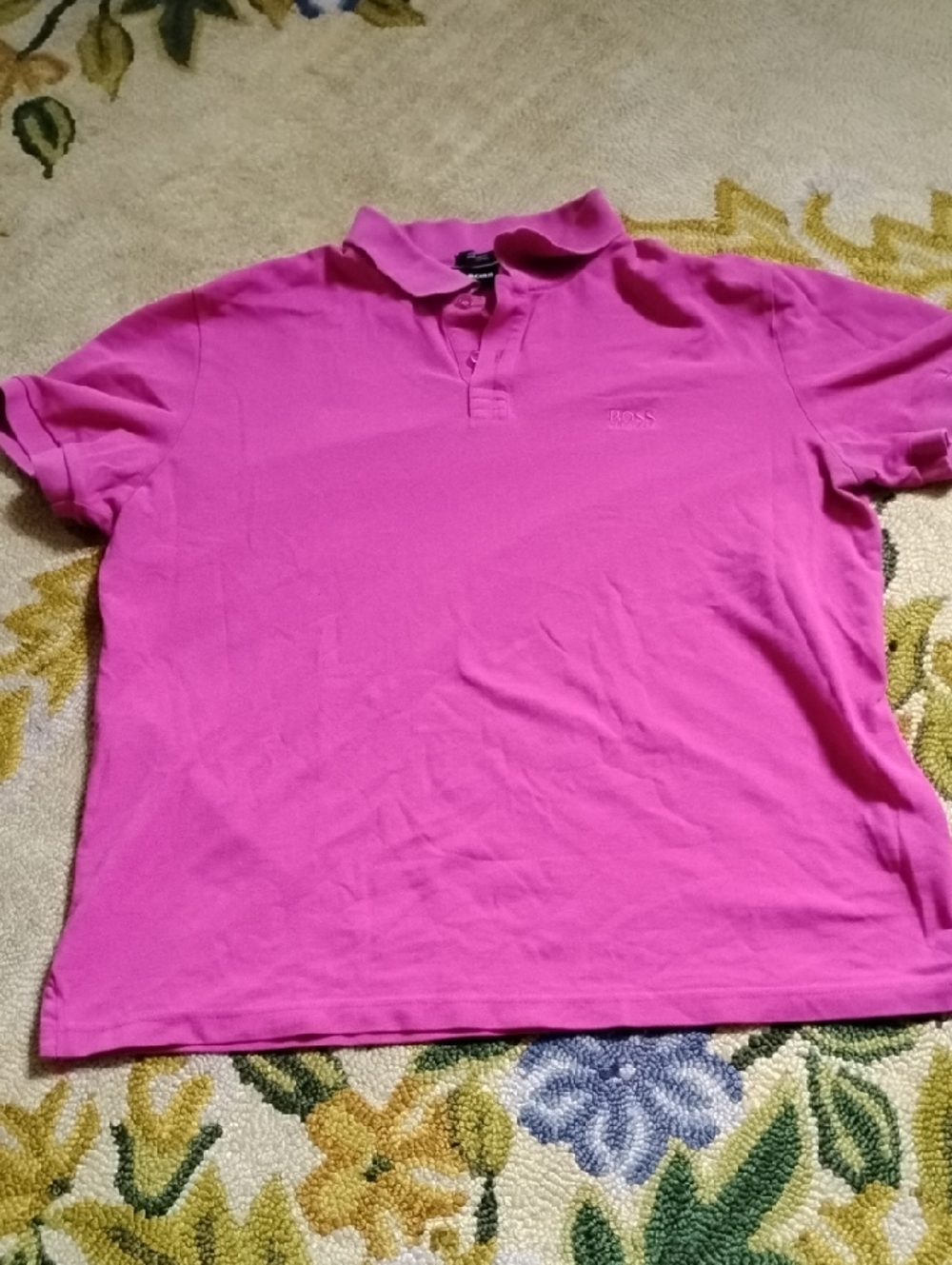 Boss Vibrant Fuchsia Polo
